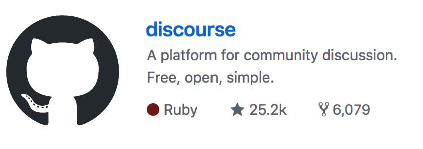 Discourse’s github page